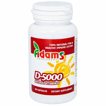 Vitamina D 5000ui 60cp - ADAMS