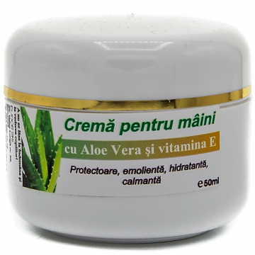 Crema maini aloe vera vitamina E 50ml - ELIDOR