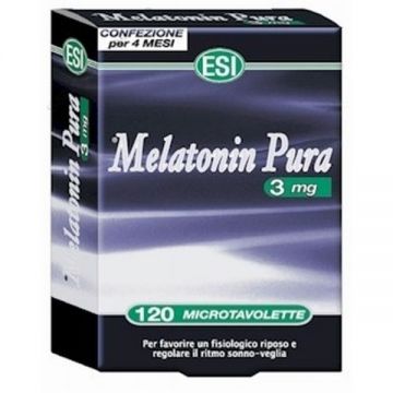 Melatonina pura 3mg 120cp - ESITALIA