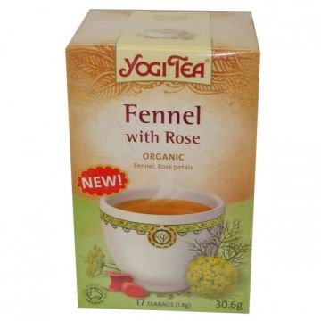 Ceai fenicul trandafiri eco 17dz - YOGI TEA