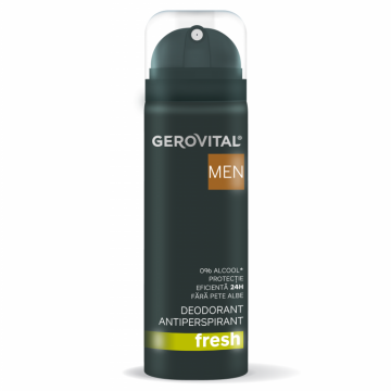 Deodorant spray antiperspirant Fresh barbati 150ml - GEROVITAL MEN