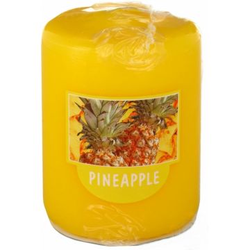 Lumanare parfumata stalp 22h ananas 160g - BOLSIUS