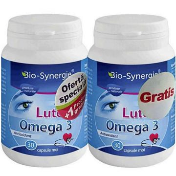 Pachet Luteina omega3 2x30cps - BIO SYNERGIE