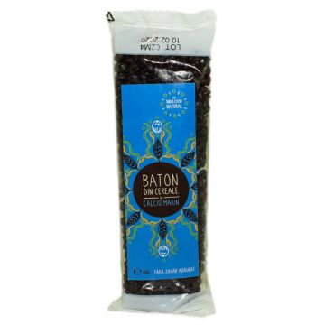 Baton cacao cu calciu si indulcitor natural - stevie si erytrithol, 40g, Sweeteria