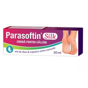 Crema pentru calcaie Silk Parasoftin, 50ml, Zdrovit