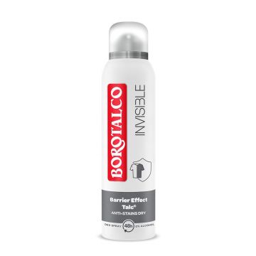 Deodorant spray Invisible, 150ml, Borotalco