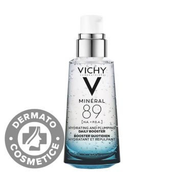 Gel-booster zilnic cu acid hialuronic cu efect de hidratare si fortifiere Mineral 89, 50ml, Vichy