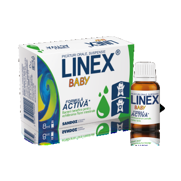 Linex Baby picaturi, 8ml, Sandoz