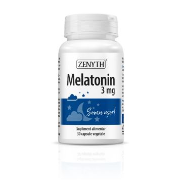 Melatonin 3mg, 30 capsule vegetale, Zenyth