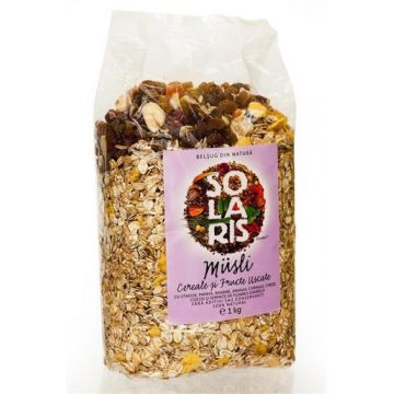 Musli cereale si fructe uscate, 1kg, Solaris