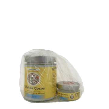 Pachet Ulei de cocos, 500ml + 40ml, Solaris