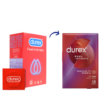 Prezervative Feel Intimate, 18 bucati, Durex