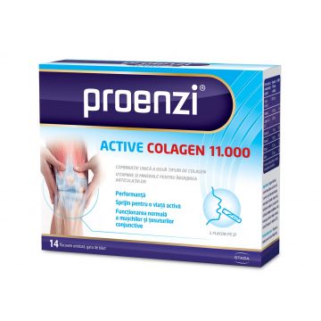 Proenzi Active Collagen 11.000, 14 flacoane unidoza, Walmark