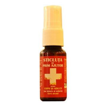 Sticluta de prim ajutor pentru copii si adulti, 20ml, Prisaca Transilvania