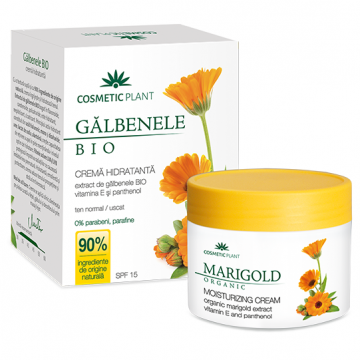 Crema hidratanta galbenele bio E panthenol 50ml - COSMETIC PLANT