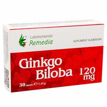 Ginkgo biloba 120mg 30cps - REMEDIA