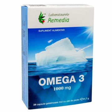 Omega3 1000mg 30cp - REMEDIA