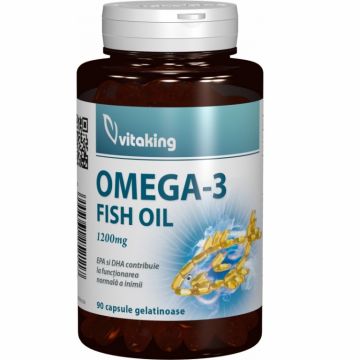 Omega3 ulei peste 1200mg 90cp - VITAKING