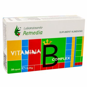 Vitamina B complex 30cps - REMEDIA