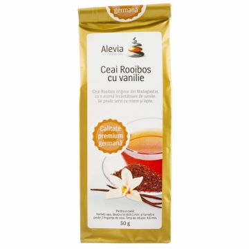 Ceai rooibos vanilie 35g - ALEVIA
