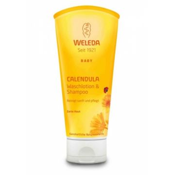 Lotiune dus sampon galbenele bebe 200ml - WELEDA