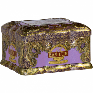 Ceai negru ceylon Treasure Charoite cutie 100g - BASILUR