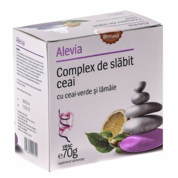 Ceai complex slabit ceai verde lamaie 70g - ALEVIA