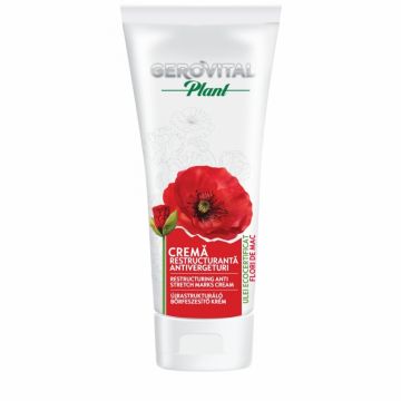 Crema antivergeturi restructuranta flori mac 200ml - GEROVITAL PLANT Crema antivergeturi restructuranta flori mac 200ml - GEROVITAL PLANT