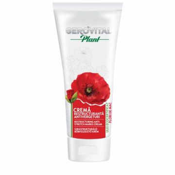 Crema antivergeturi restructuranta flori mac 200ml - GEROVITAL PLANT