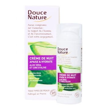 Crema noapte hidratanta aloe vera 50ml - DOUCE NATURE