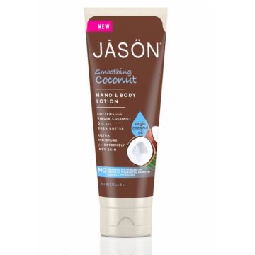 Lotiune maini corp hidratanta ulei cocos 227g - JASON