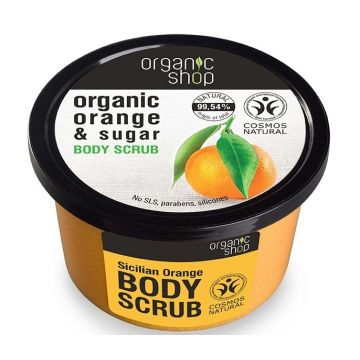 Scrub corp zahar portocale 250ml - ORGANIC SHOP
