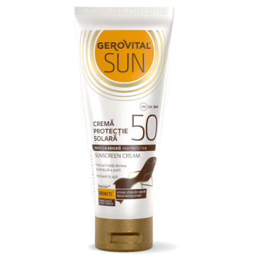 Crema protectie solara spf50 100ml - GEROVITAL SUN