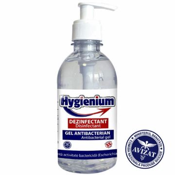 Gel antibacterian dezinfectare maini 300ml - HYGIENIUM