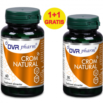 Pachet Crom natural 60+30cps - DVR PHARM