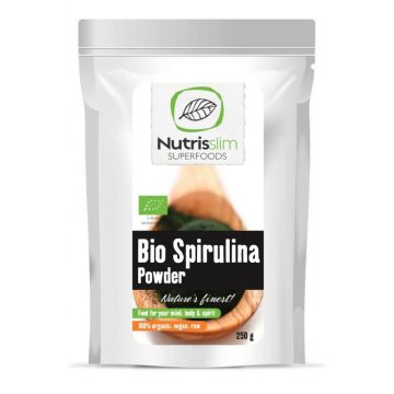 Pulbere spirulina 250g - NUTRISSLIM