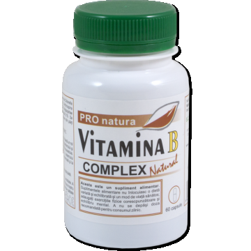 Vitamina B complex natural 60cps - MEDICA