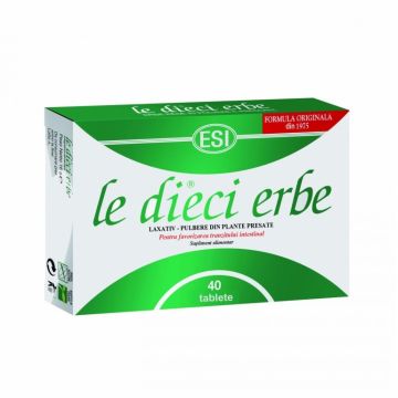 Capsule laxative Le dieci erbe 40cps - ESI SPA