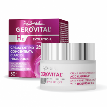 Crema antirid acid hialuronic 50ml - GEROVITAL H3 EVOLUTION