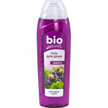 Gel dus revigorant coacaze menta 500ml - BIO NATURELL