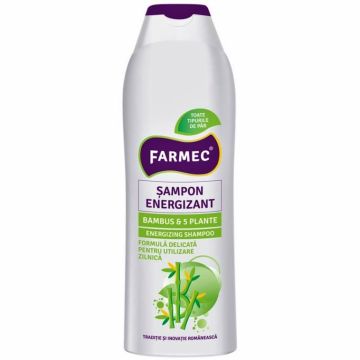 Sampon energizant bambus 5plante 400ml - FARMEC