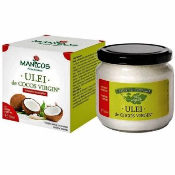 Ulei cocos virgin 350ml - MANICOS