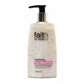 Crema exfolianta fata corp galbenele 150ml - FAITH IN NATURE