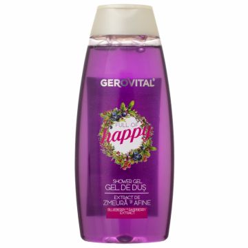 Gel dus zmeura afine Full of Happy 250ml - GEROVITAL