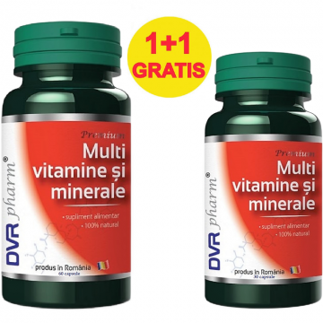 Pachet Multivitamine minerale 60+30cps - DVR PHARM