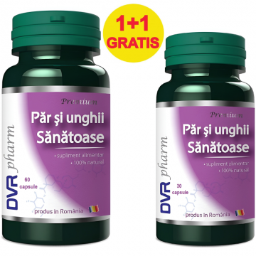 Pachet Par unghii sanatoase 60+30cps - DVR PHARM