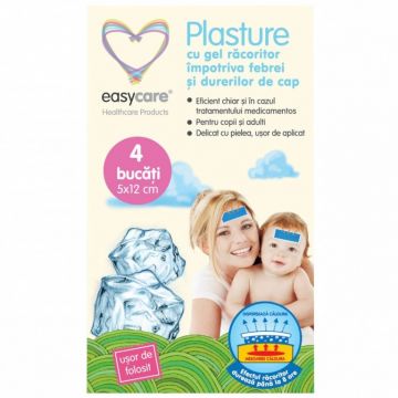 Plasturi gel pt febra dureri cap 4b - EASY CARE