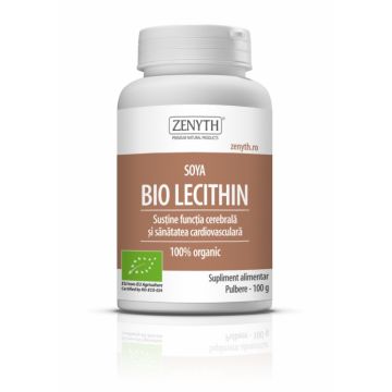 Pulbere lecitina soia bio 100g - ZENYTH