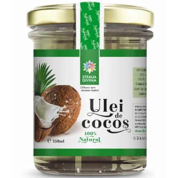 Ulei cocos natur 350ml - SANTO RAPHAEL