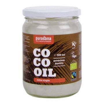 Ulei cocos virgin bio 500ml - PURASANA